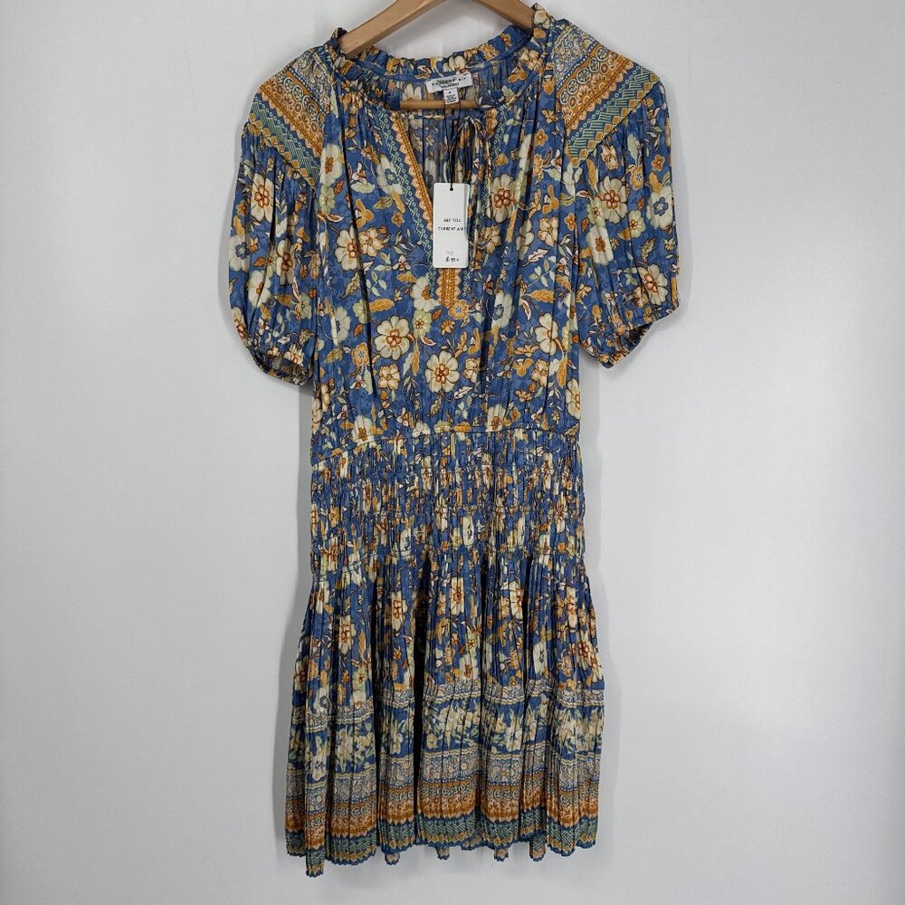 Current Air Floral Smocked Mini Dress Size S NWT - Picture 2 of 15